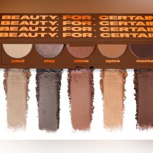 Beauty for Certain Contour Palette - Sand, Clay, Stone, Spice, Mocha BNIB